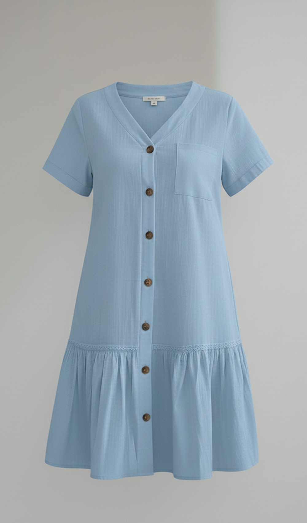 Layered Short Sleeve Dress