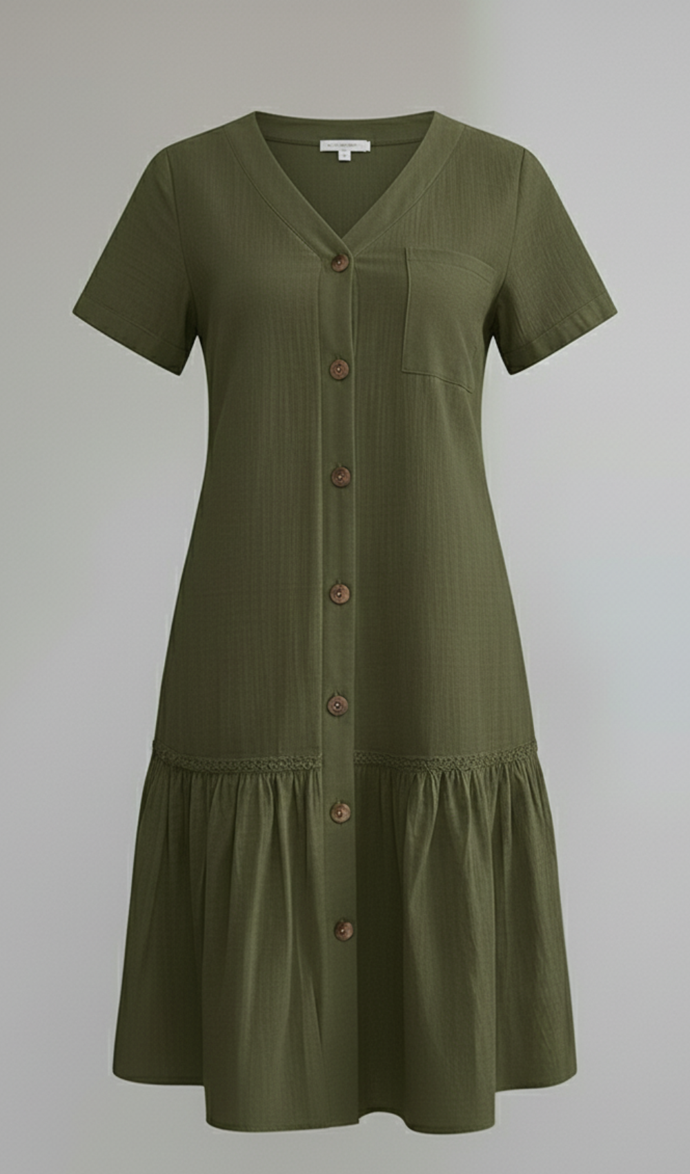 Layered Short Sleeve Dress