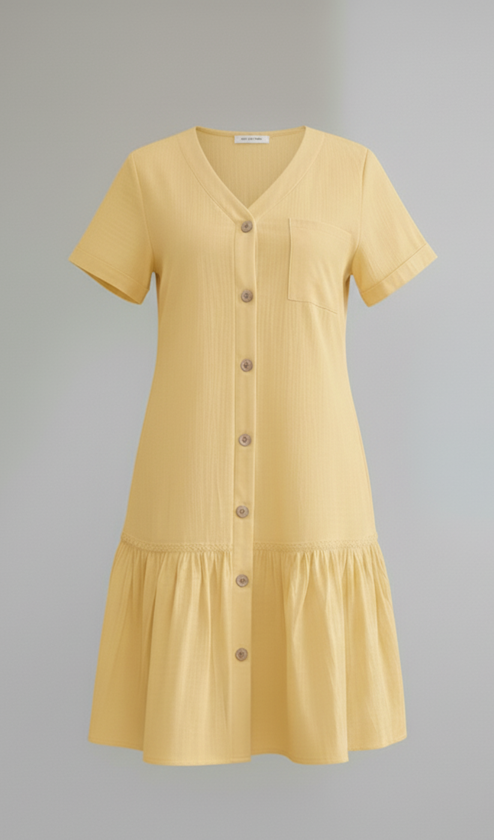 Layered Short Sleeve Dress