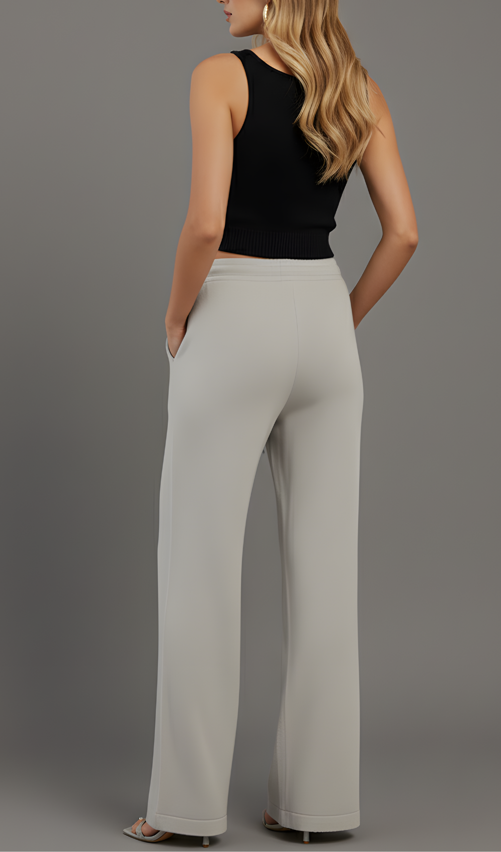 Luxe Wide-Leg Knit Trousers