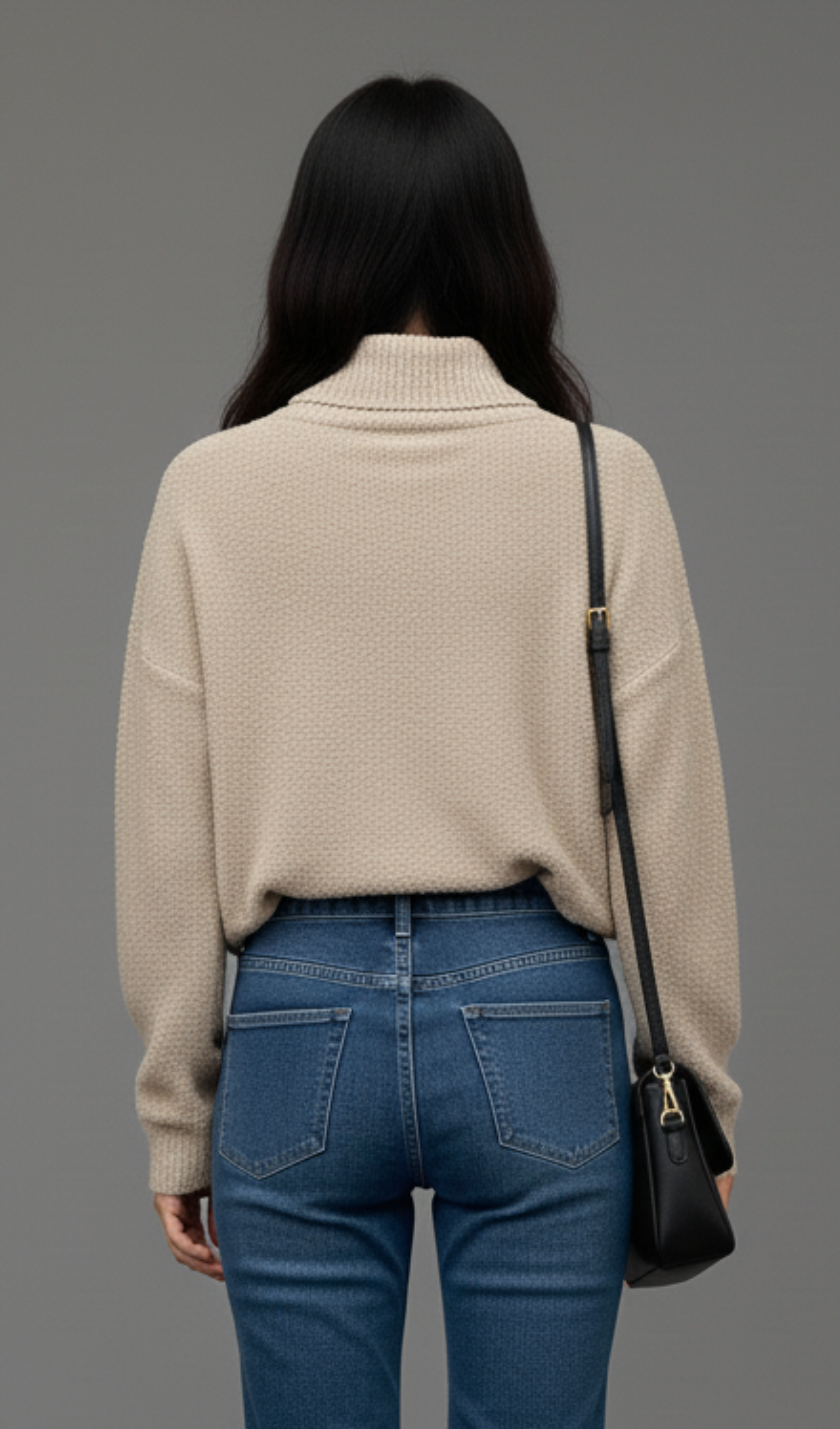 Turtleneck Long Sleeve Sweater