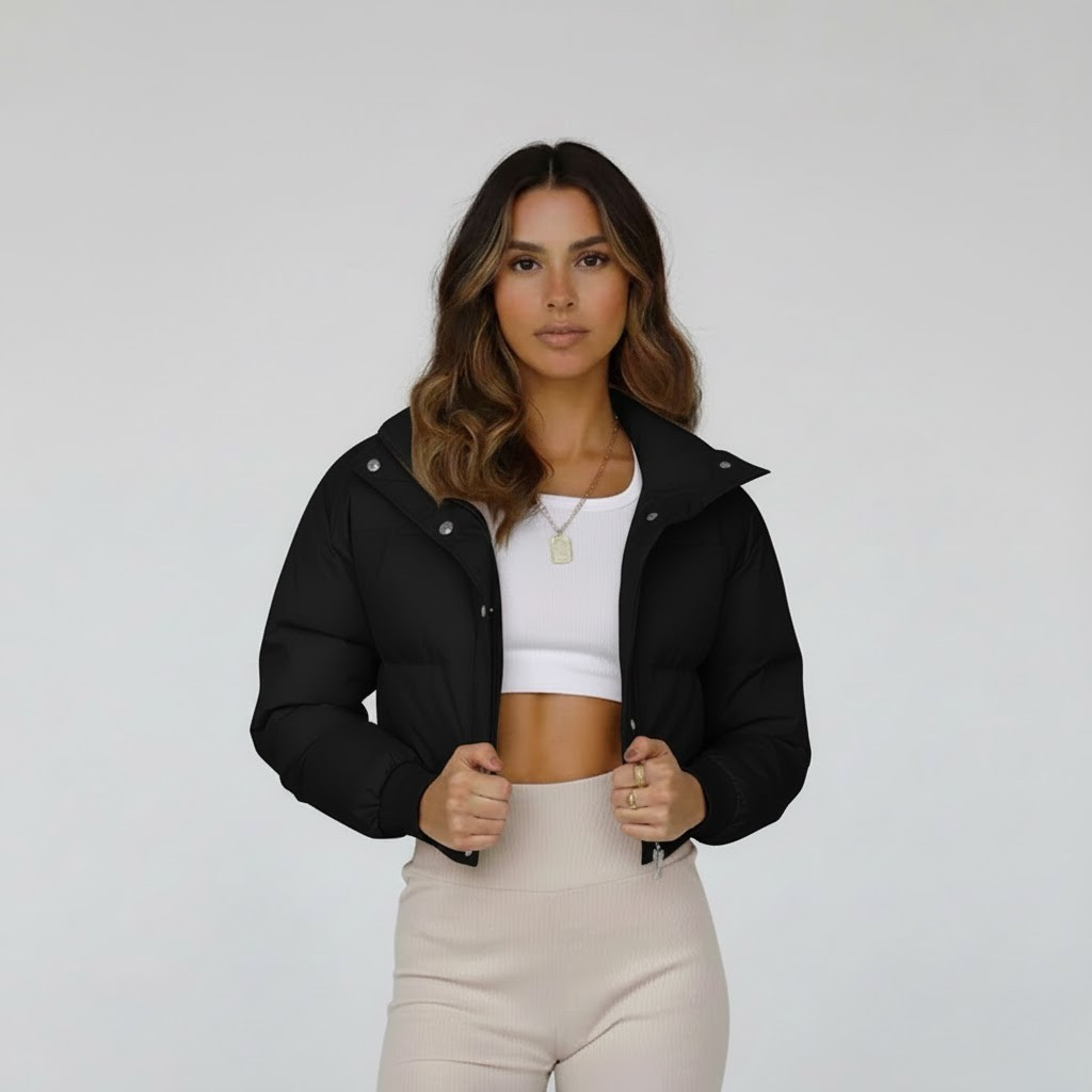 Cropped Puffer Coat