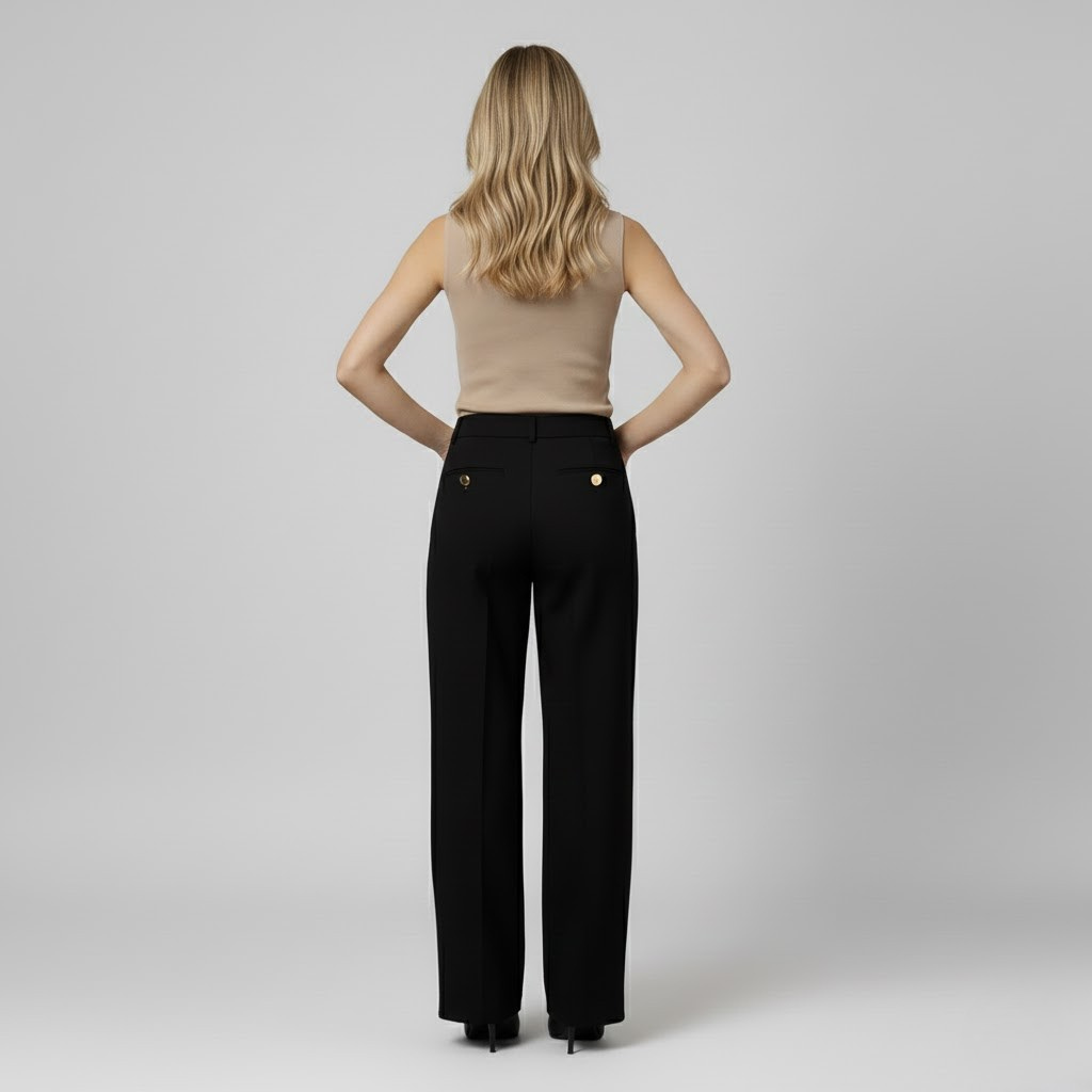 High Waist Wide Leg Pants