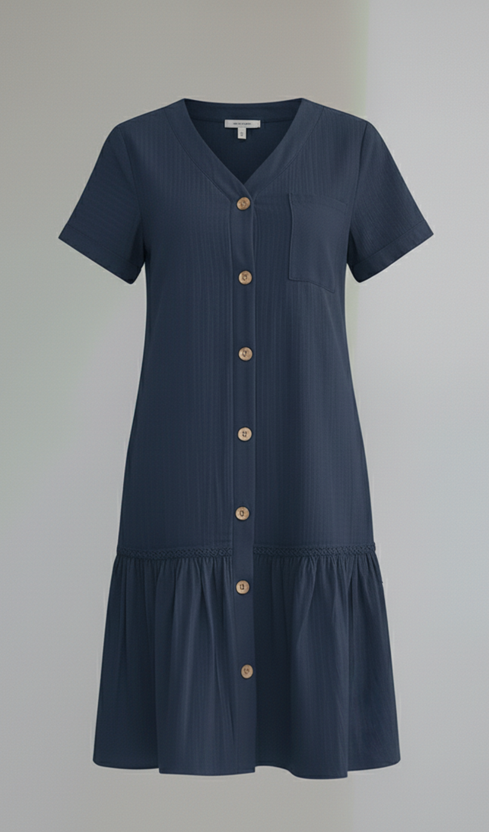 Layered Short Sleeve Dress