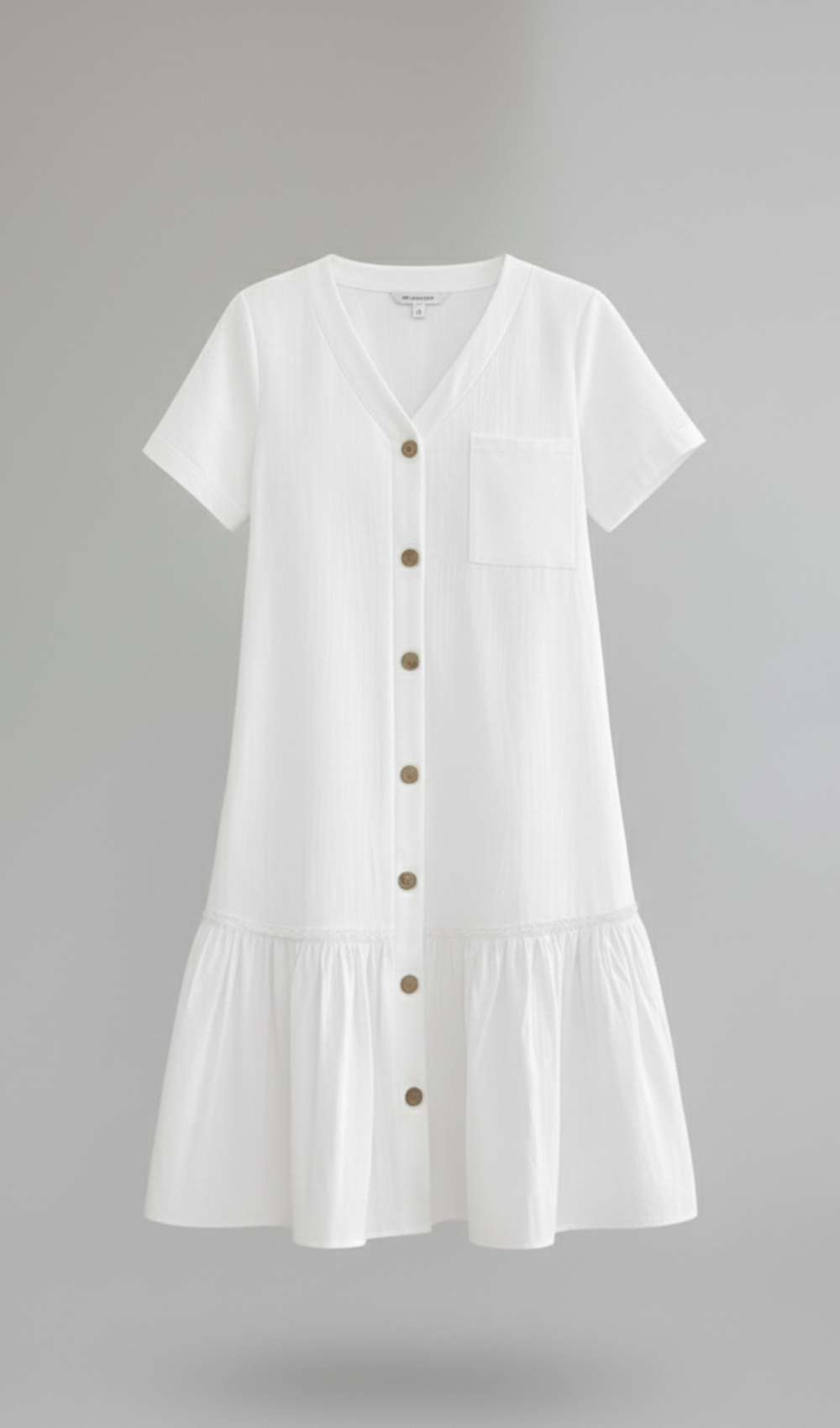 Layered Short Sleeve Dress