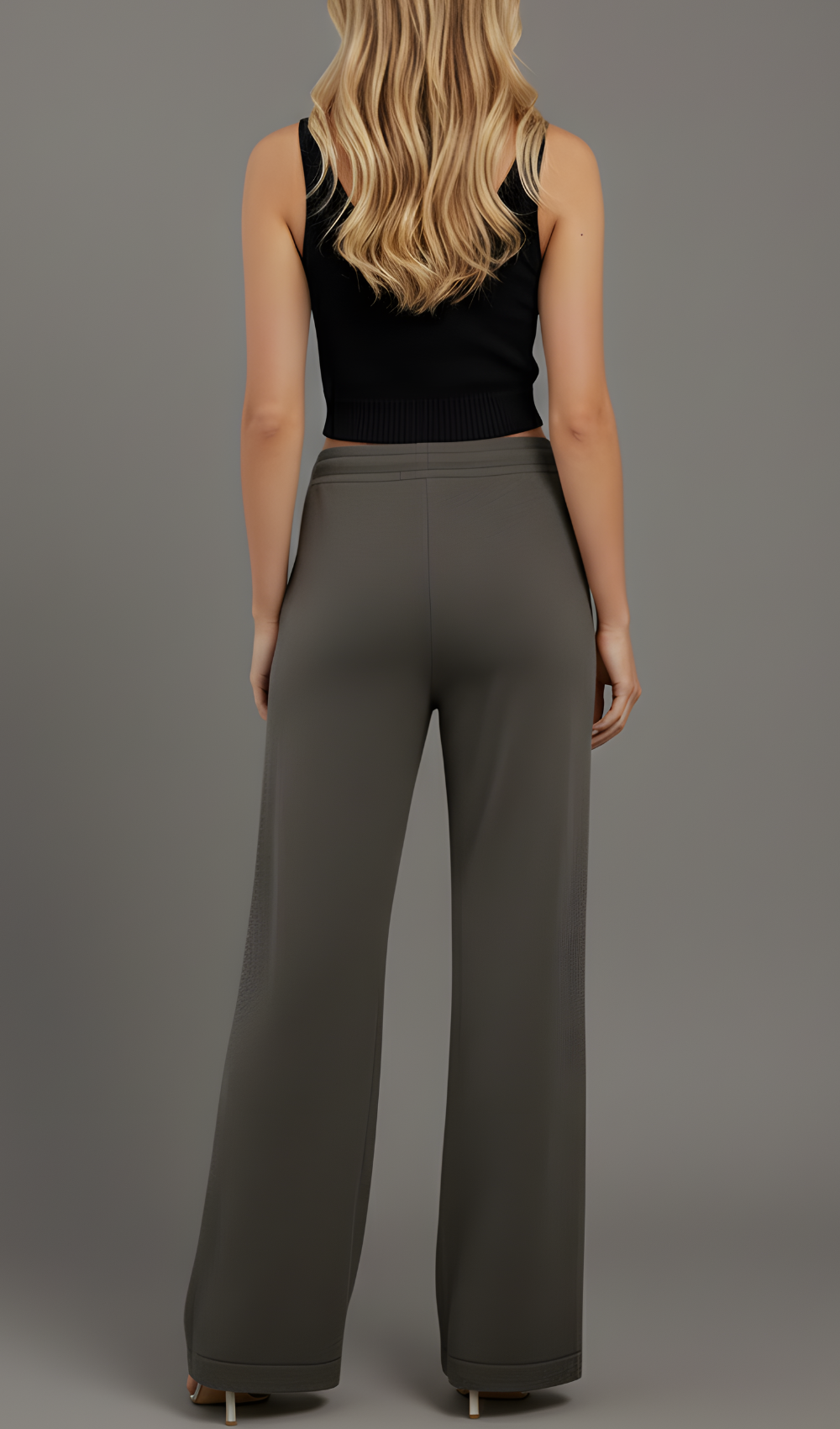 Luxe Wide-Leg Knit Trousers