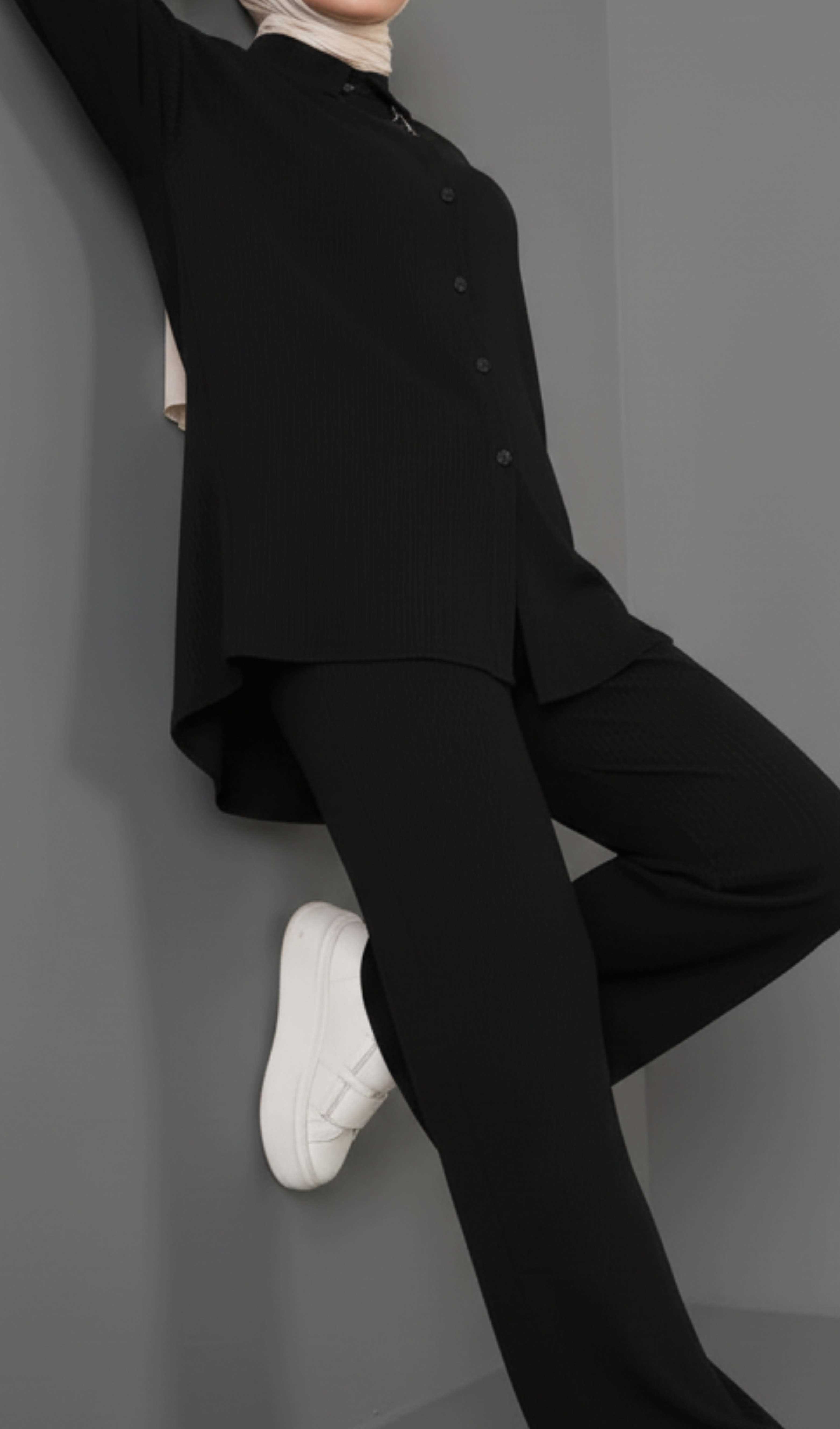 Sophisticated Button-Up Shirt and Pants Set