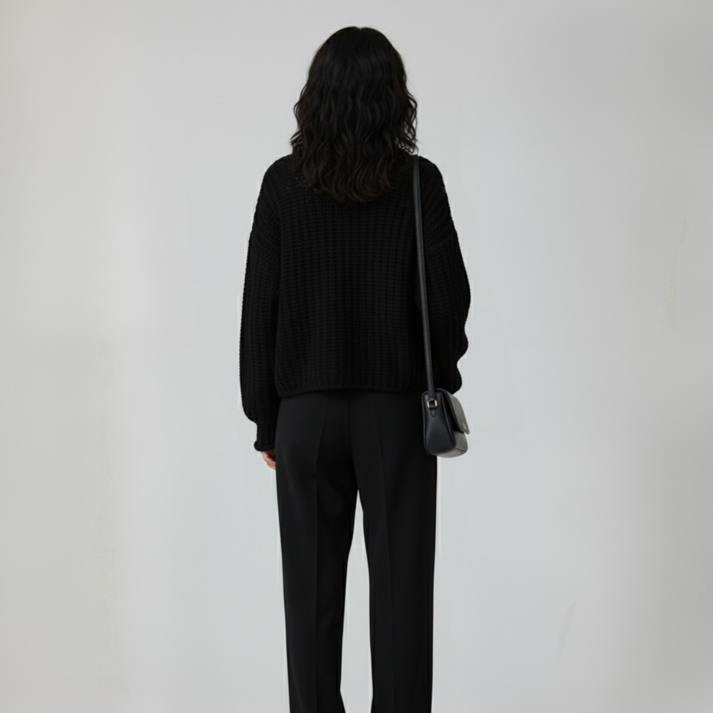 Button Up Dropped Shoulder Cardigan