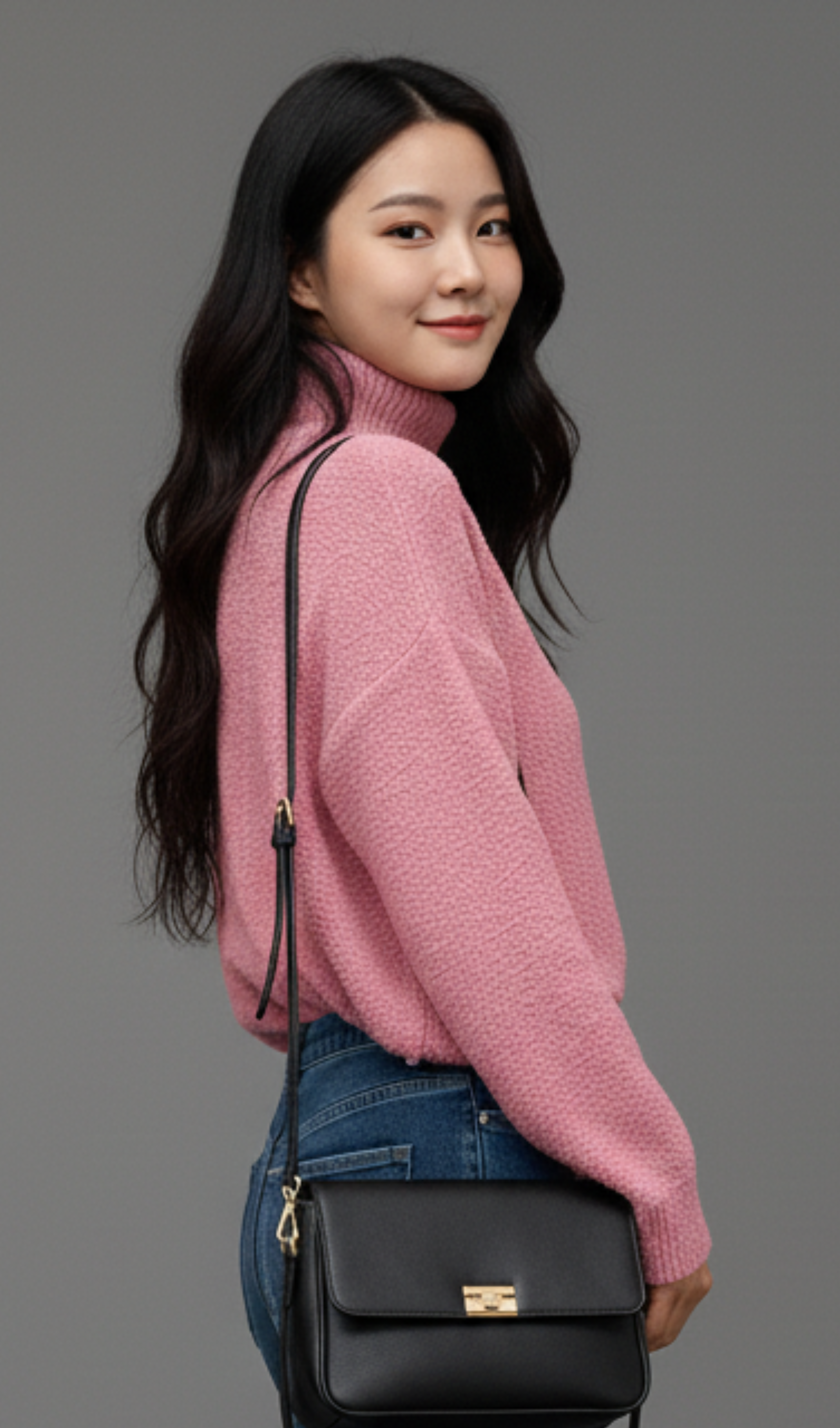 Turtleneck Long Sleeve Sweater