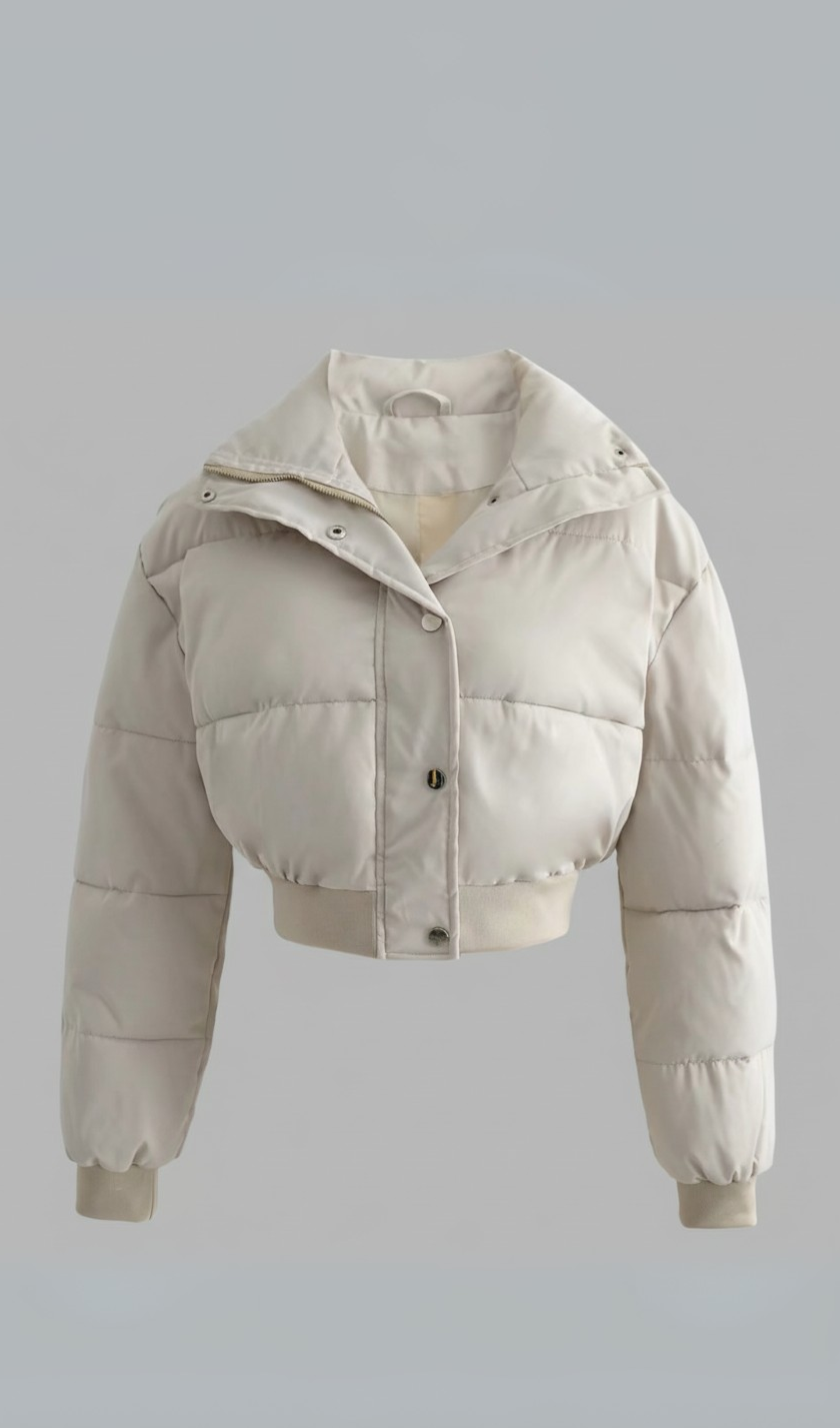 Cropped Puffer Coat