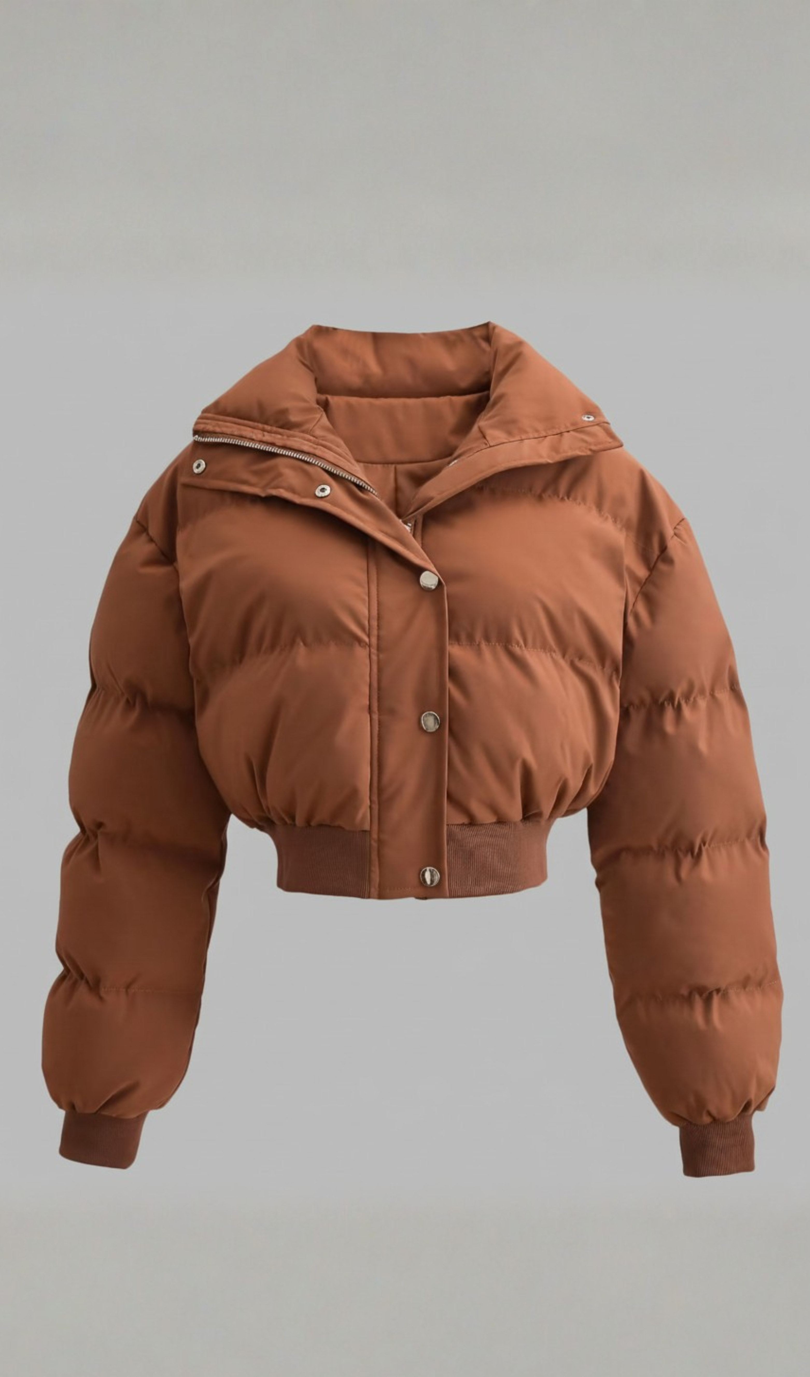 Cropped Puffer Coat