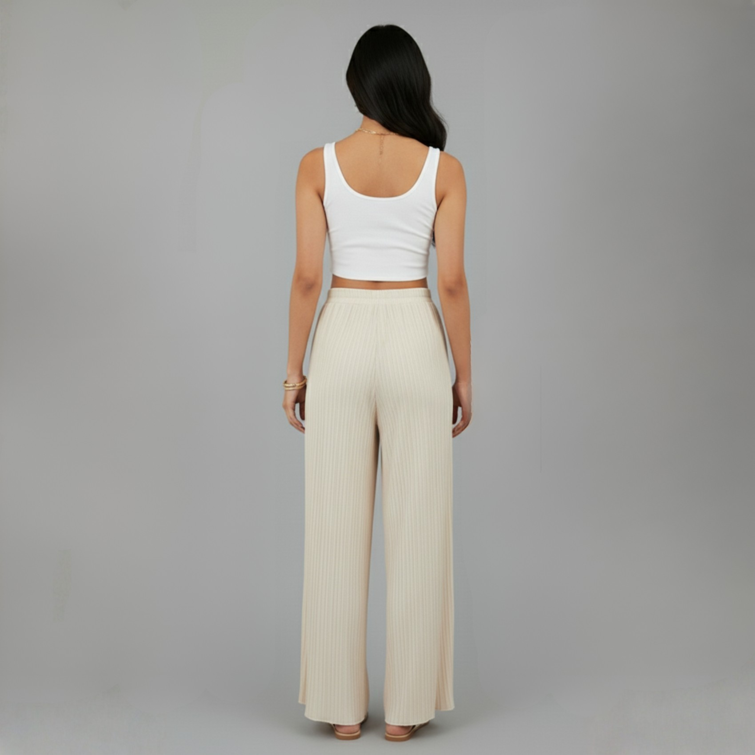 Mesh Wide Leg Pants